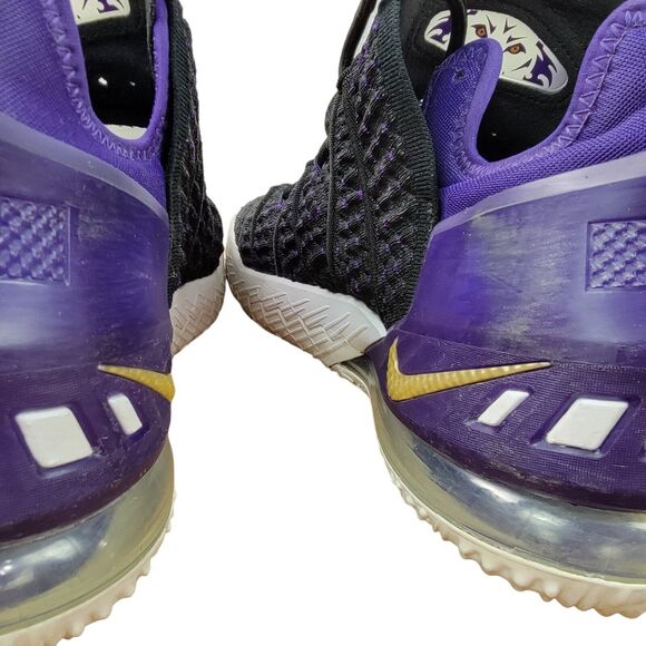 NIKE LEBRON XVIII 18 LA LAKERS BLACK GOLD WHITE YELLOW PURPLE MVP CQ9283-004 11 main image 8